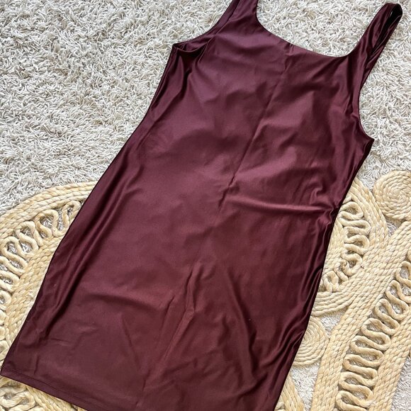 Aritzia Satinette Squareneck Minidress - Picture 3 of 5